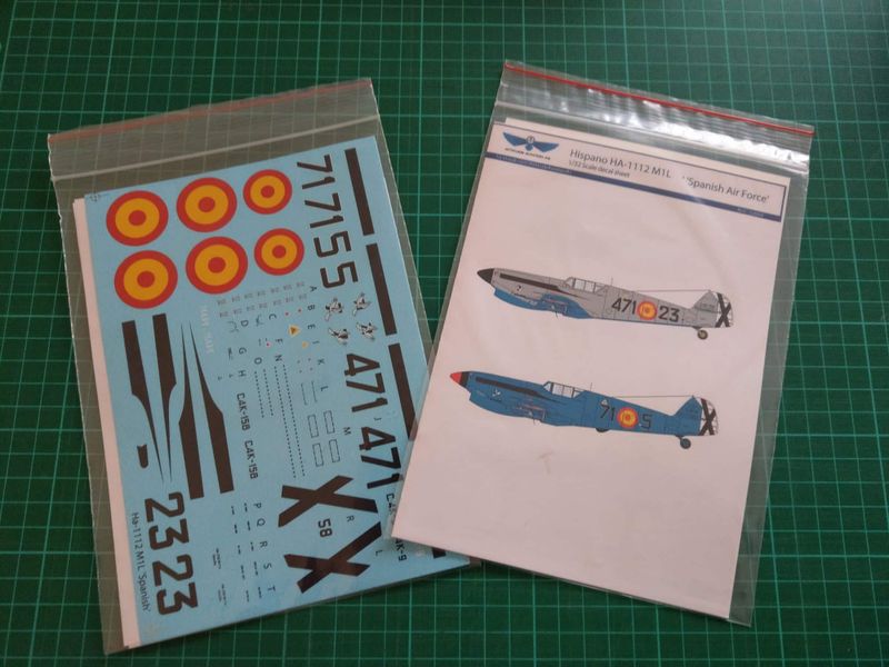 1/32 Scale HA-1112 Buchon/Tripala Wing Accessory Kit