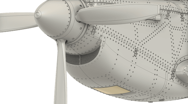 1/72 Scale Hispano HA-1112 M4L Buchon Two-Seat Resin Conversion